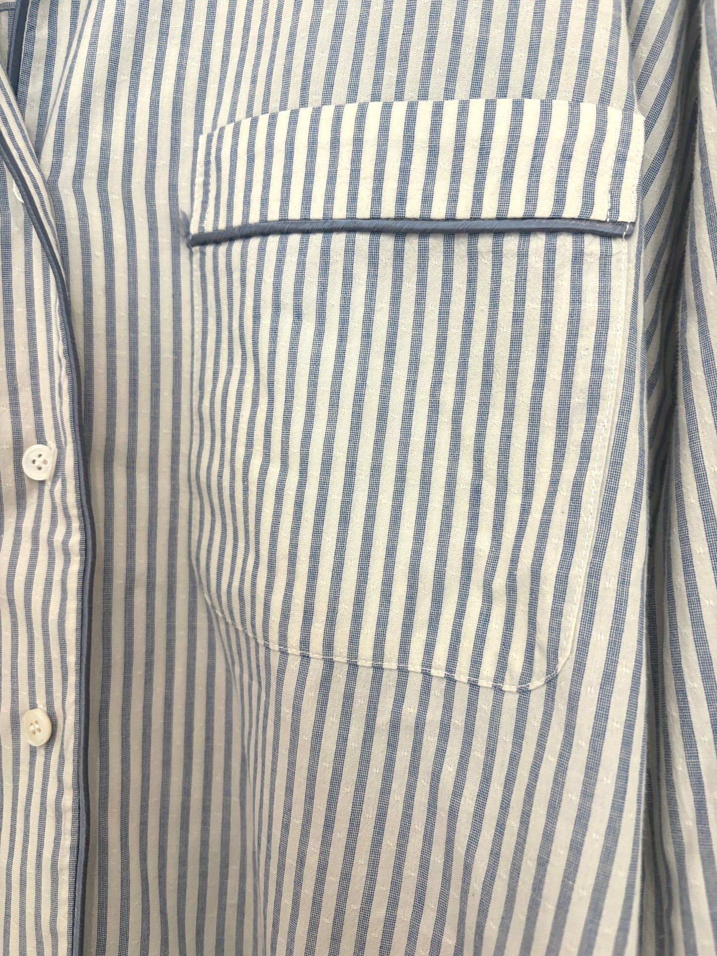 Marissa Webb Blue Striped Shirt S
