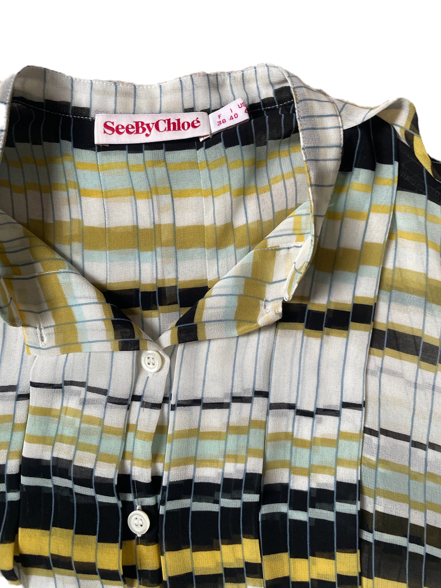 See by Chloe Print Shirt UK 8 image 2