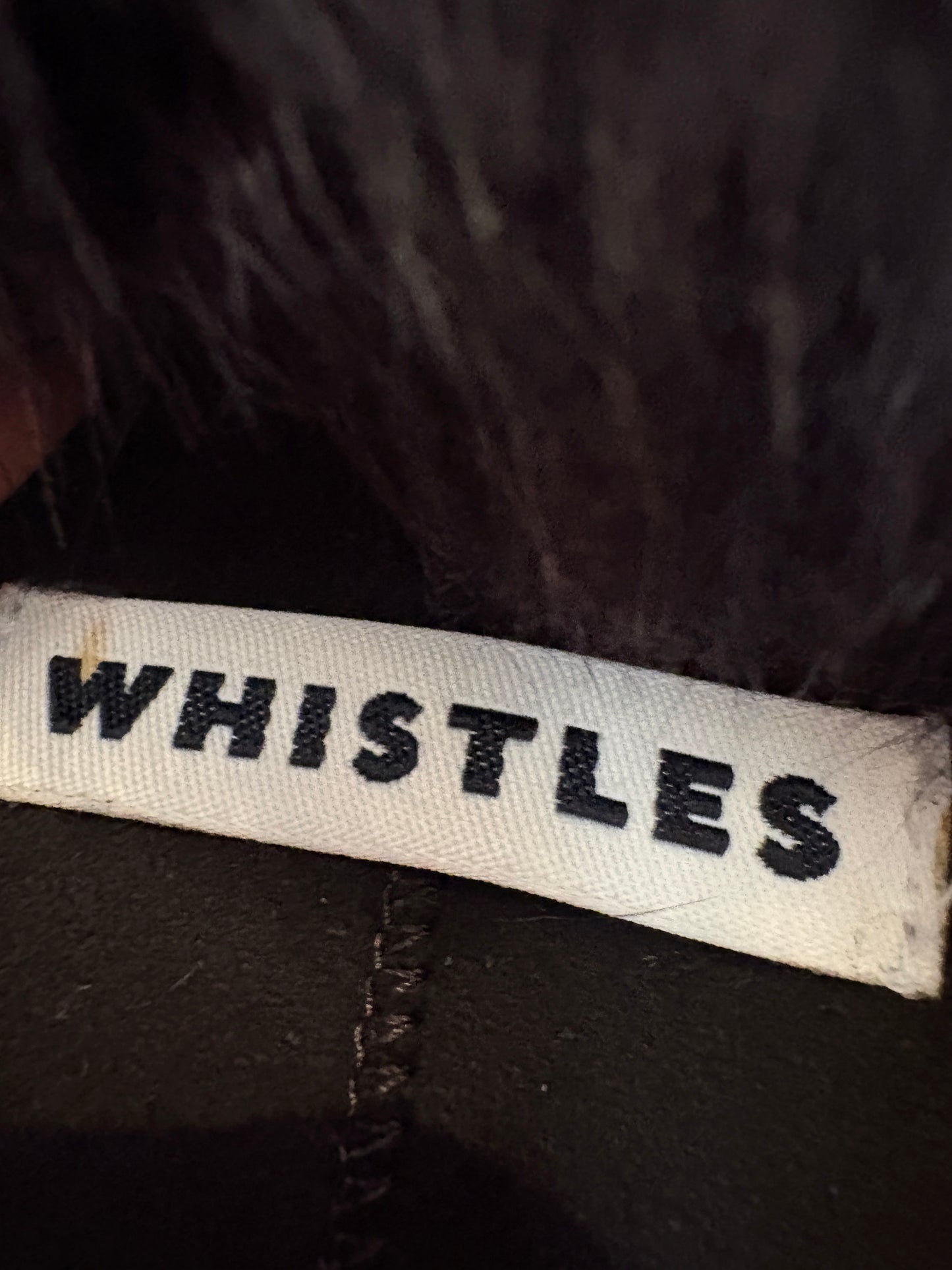 Whistles Reversible Sheepskin Gilet S