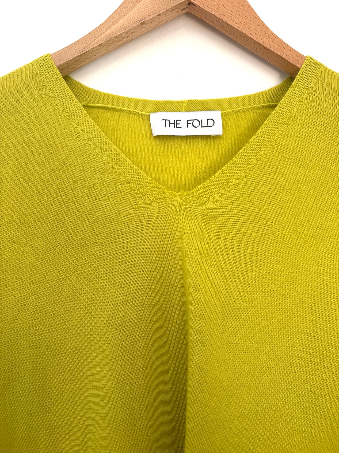 The Fold Lime Merino Wool Sweater M