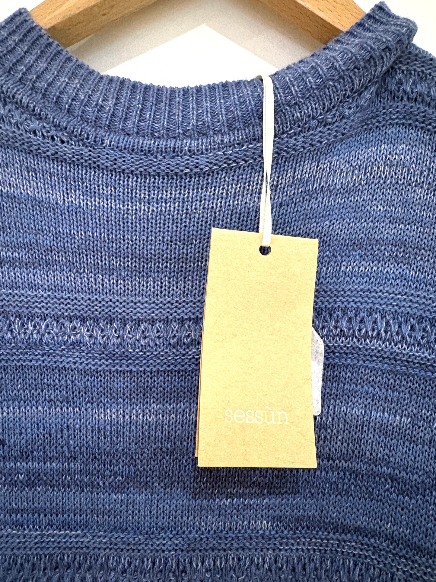 New With Tags Sessun Blue Knit Dress S