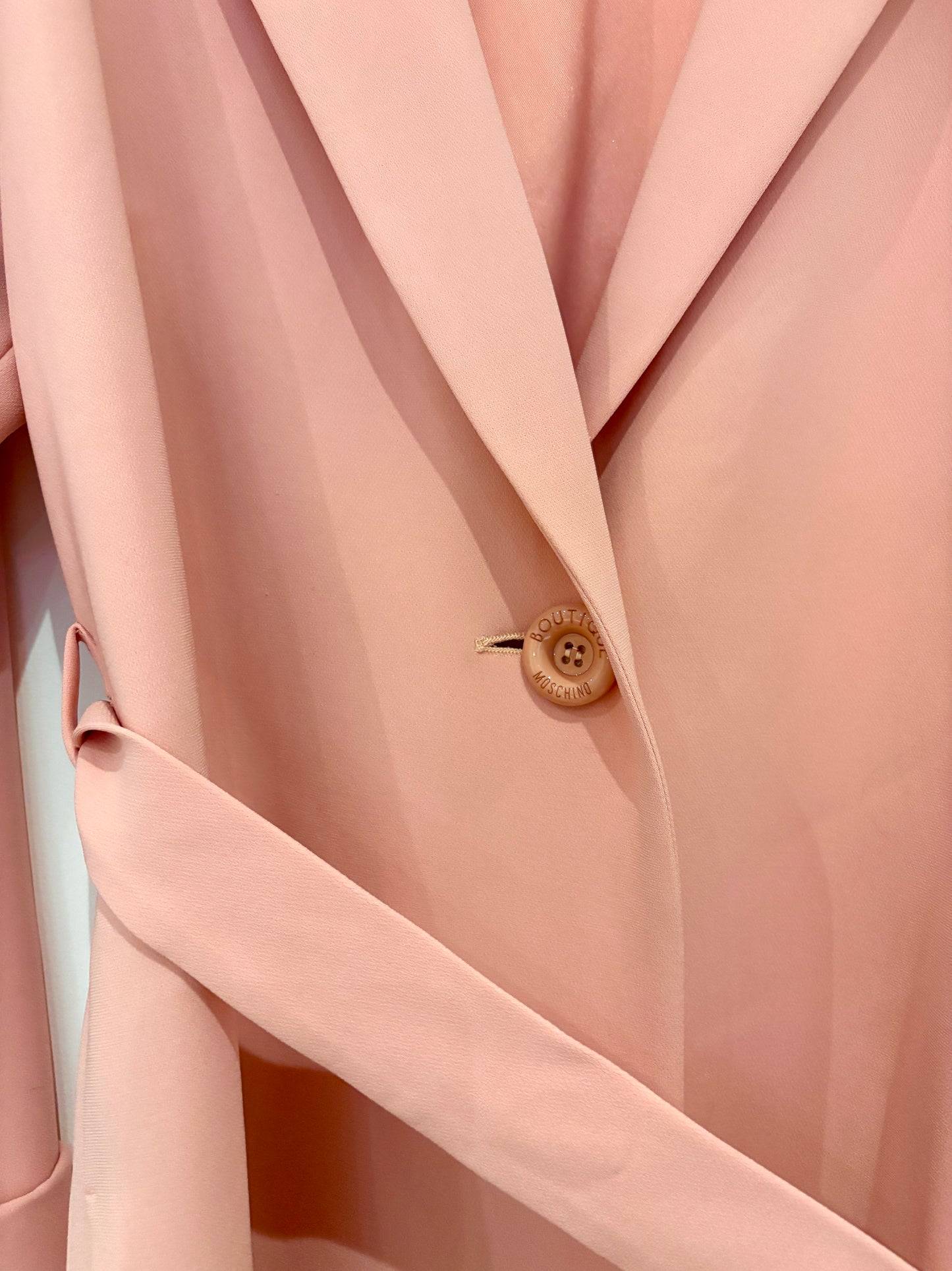 Boutique Moschino Lightweight Pink Coat UK 10