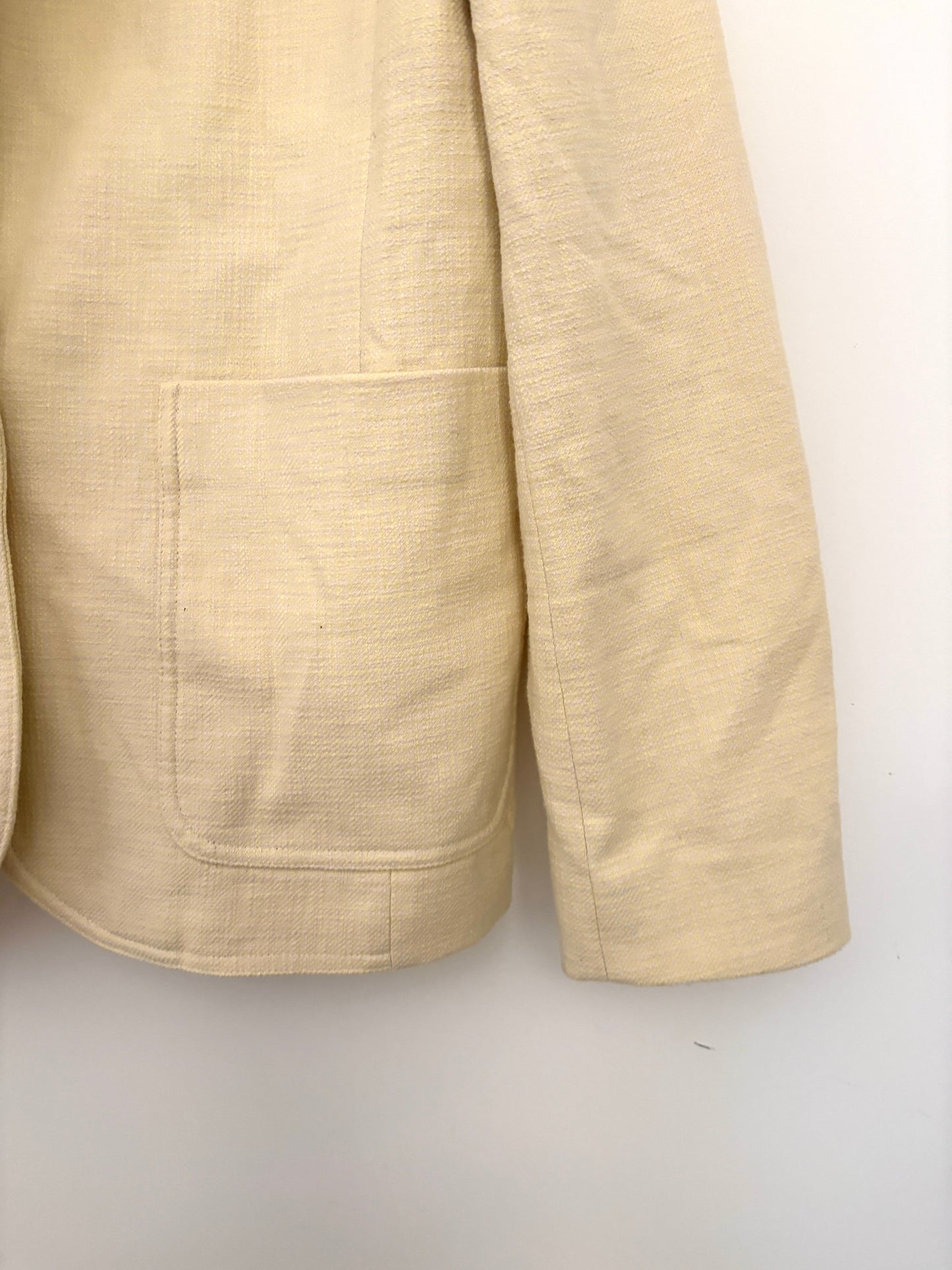 Me+Em Yellow Tweed Blazer UK 14