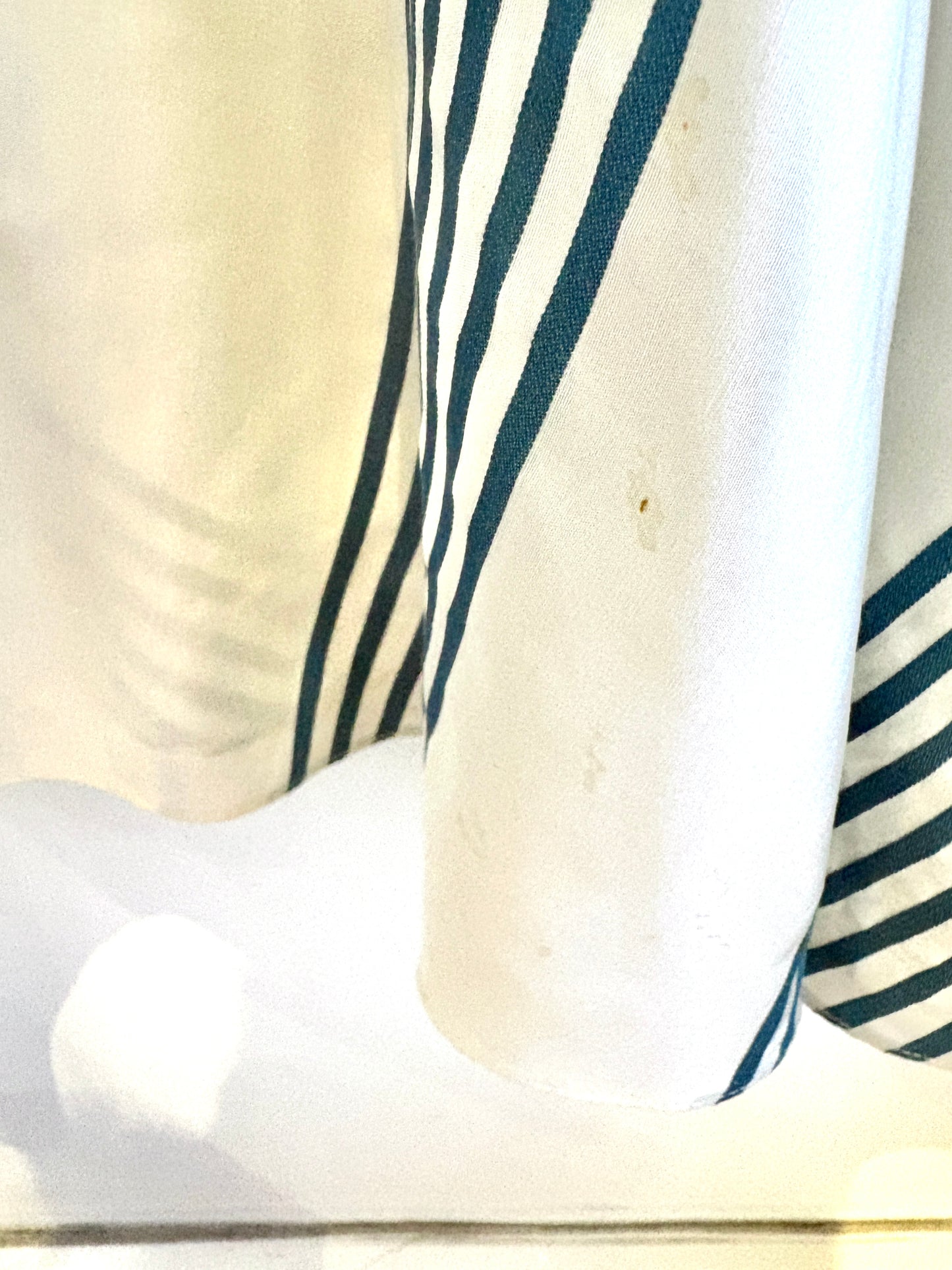Loro Piana Silk Striped Dress UK 8