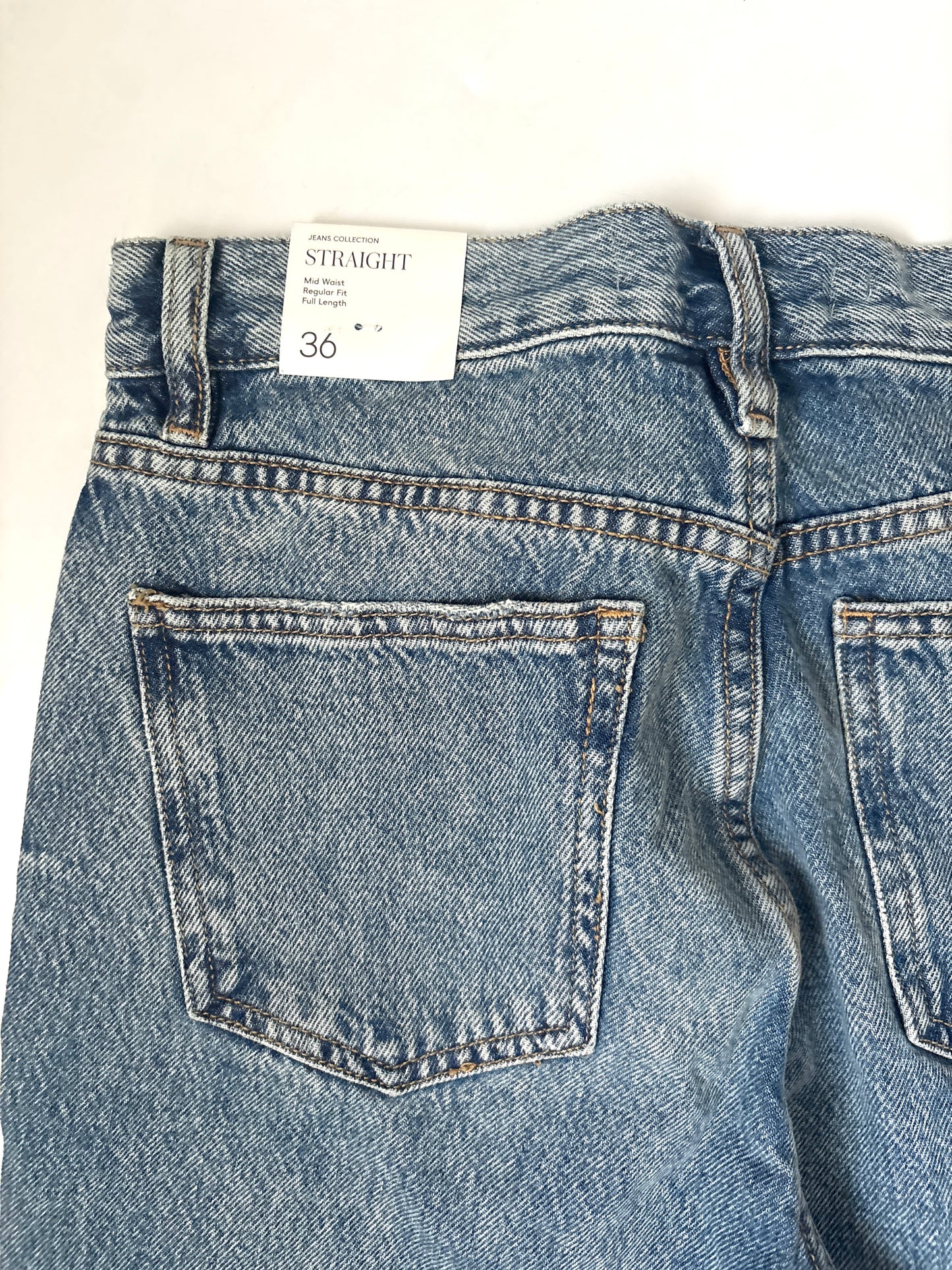 New With Tags Mango Mid Waist Jeans UK 8