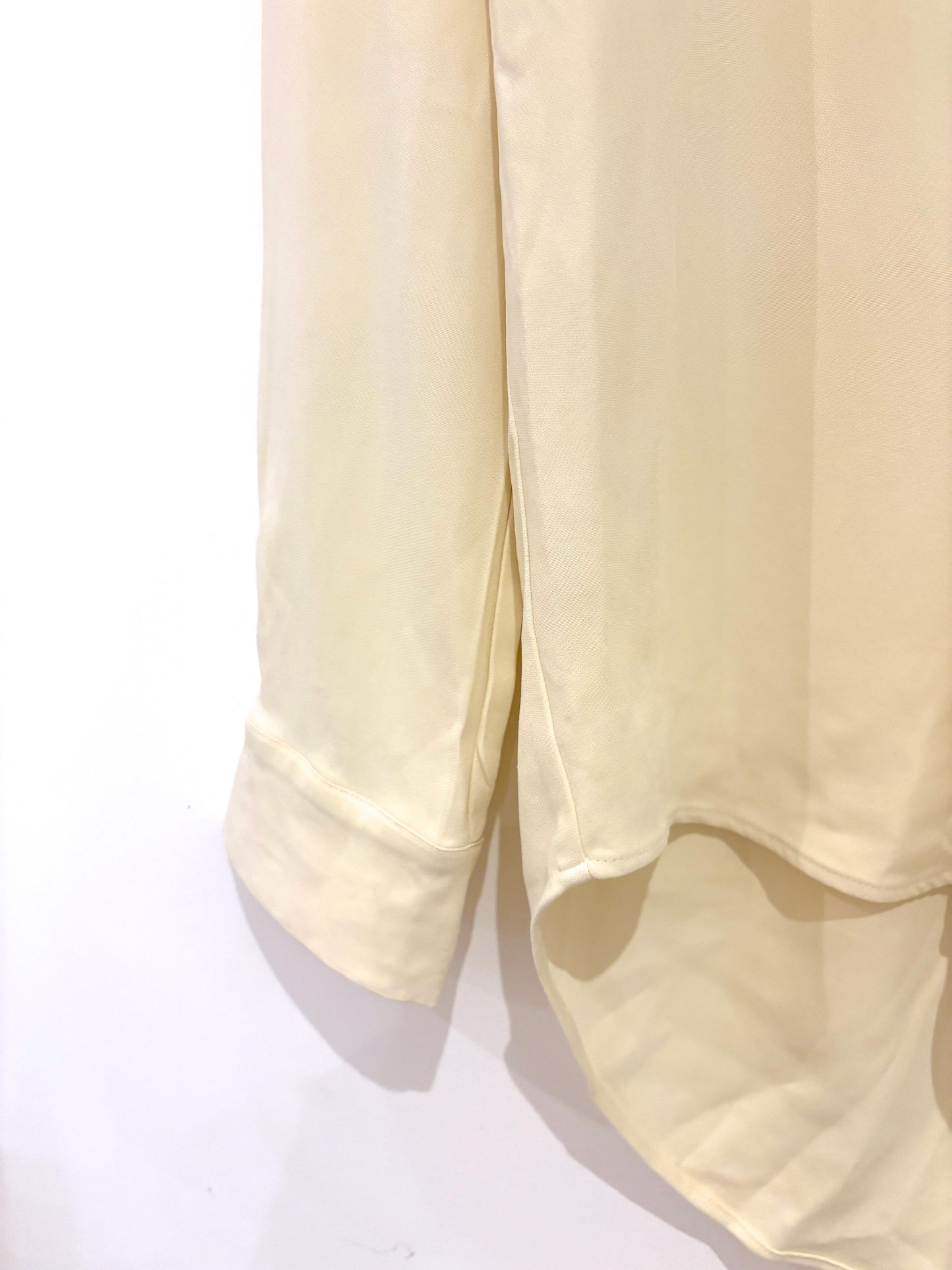 Asceno Cream Shirt S