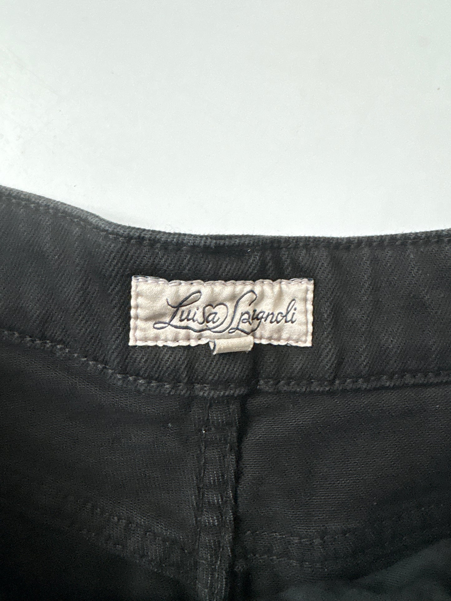 Luisa Spagnoli Wide Leg Cropped Trousers UK 8