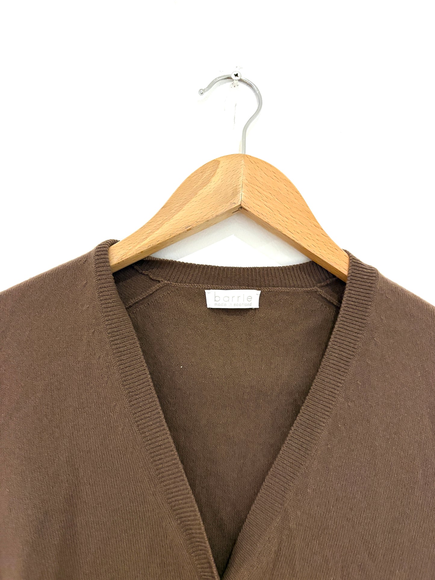 Barrie Brown Cashmere Cardigan L