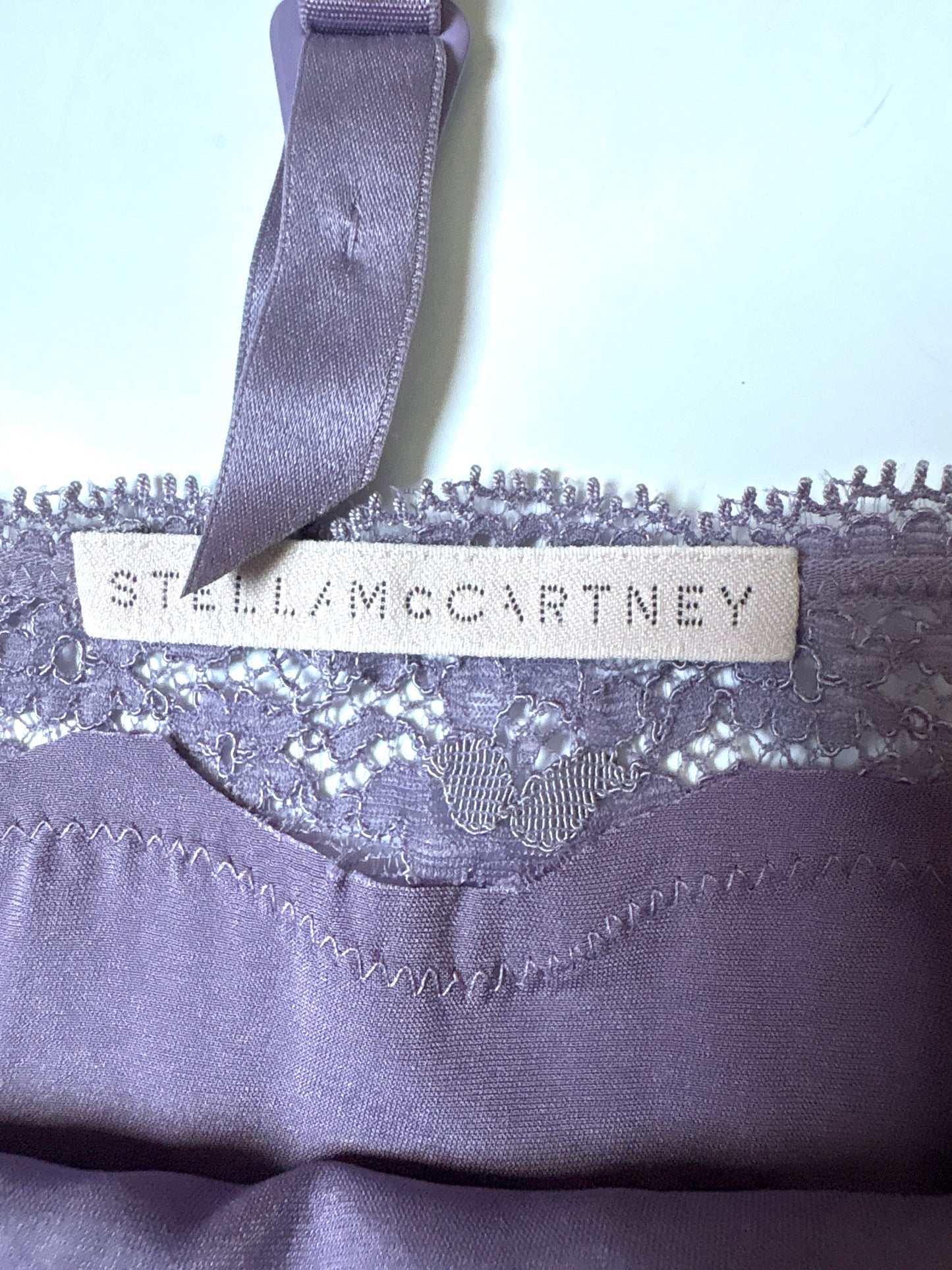 Stella MCcartney Silk Purple Underwear & Suspenders S