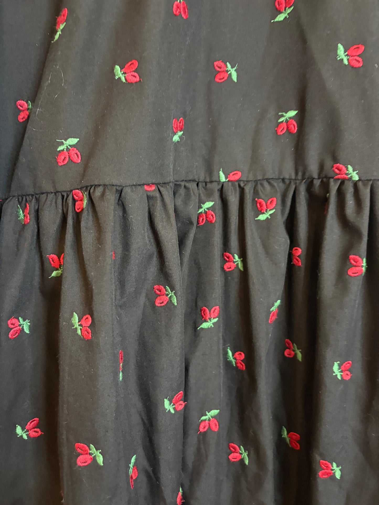 Johanna Sands Dolce Embroidered Cherry Dress UK 14