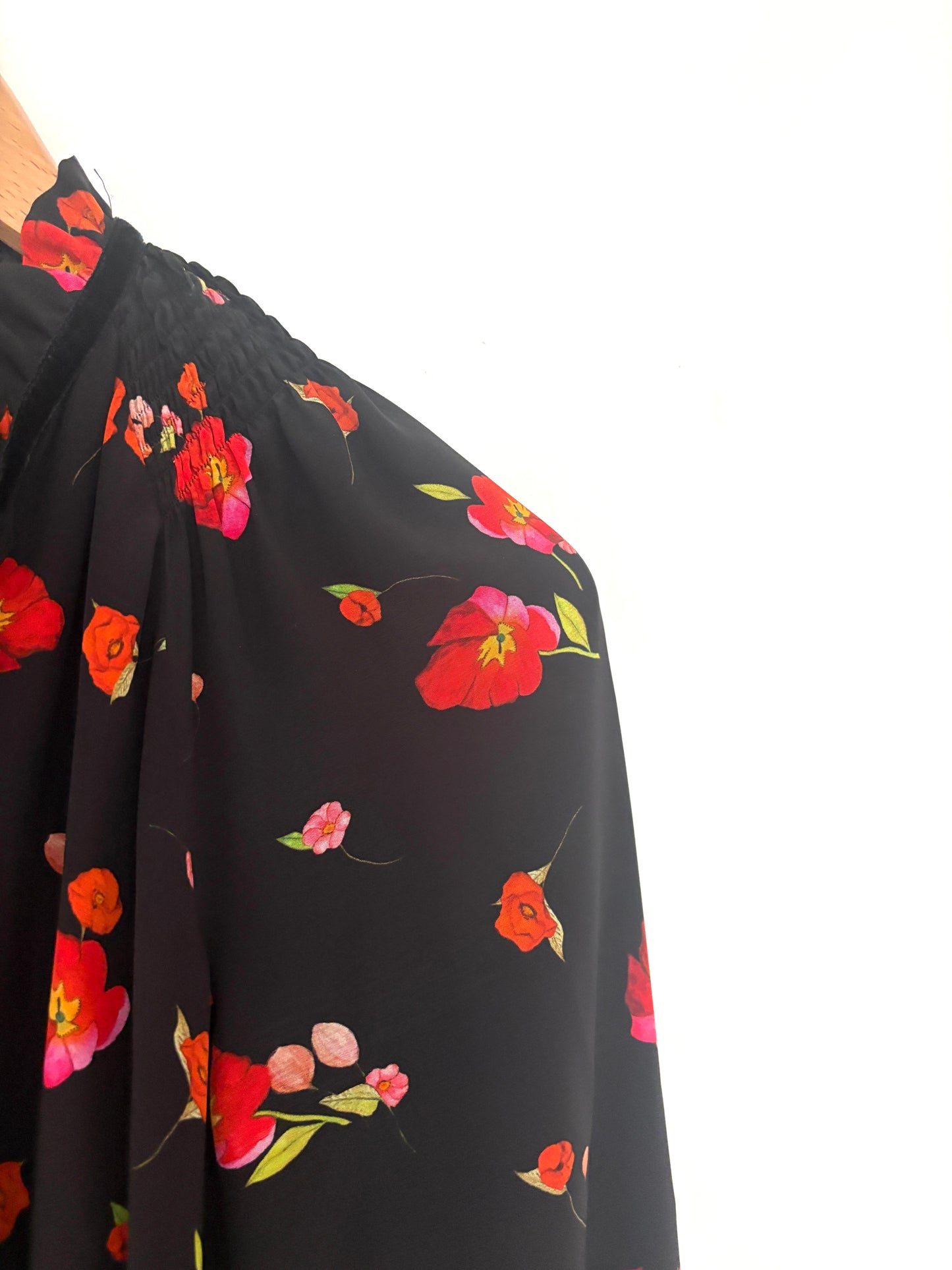 Vilshenko black Tulip Print Dress UK 10