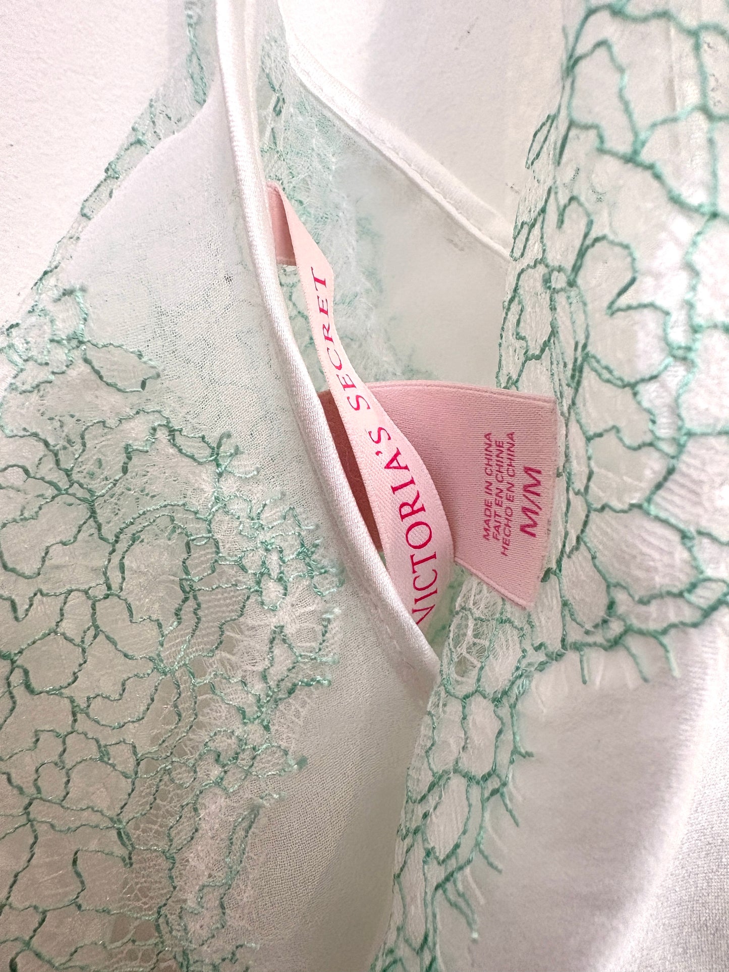 Victoria's Secret Silk White Nightie M