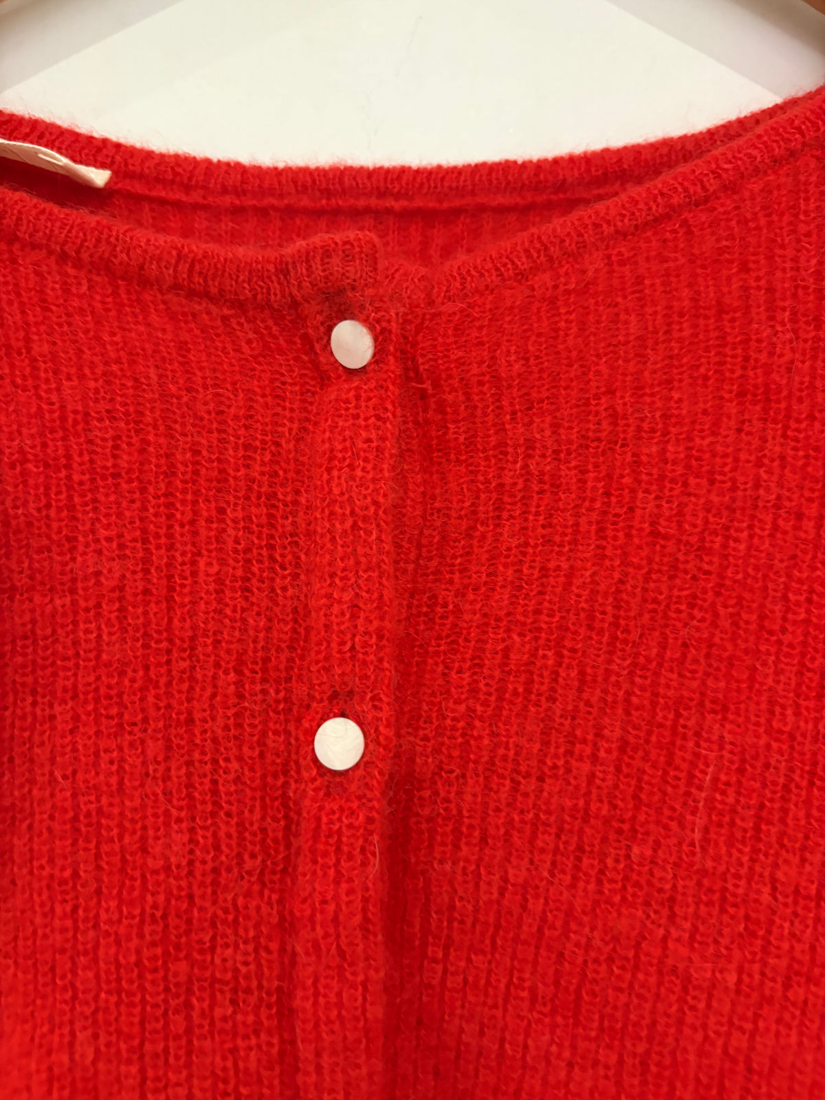 New With Tags Sezane Rouge Gilet Gaspard m