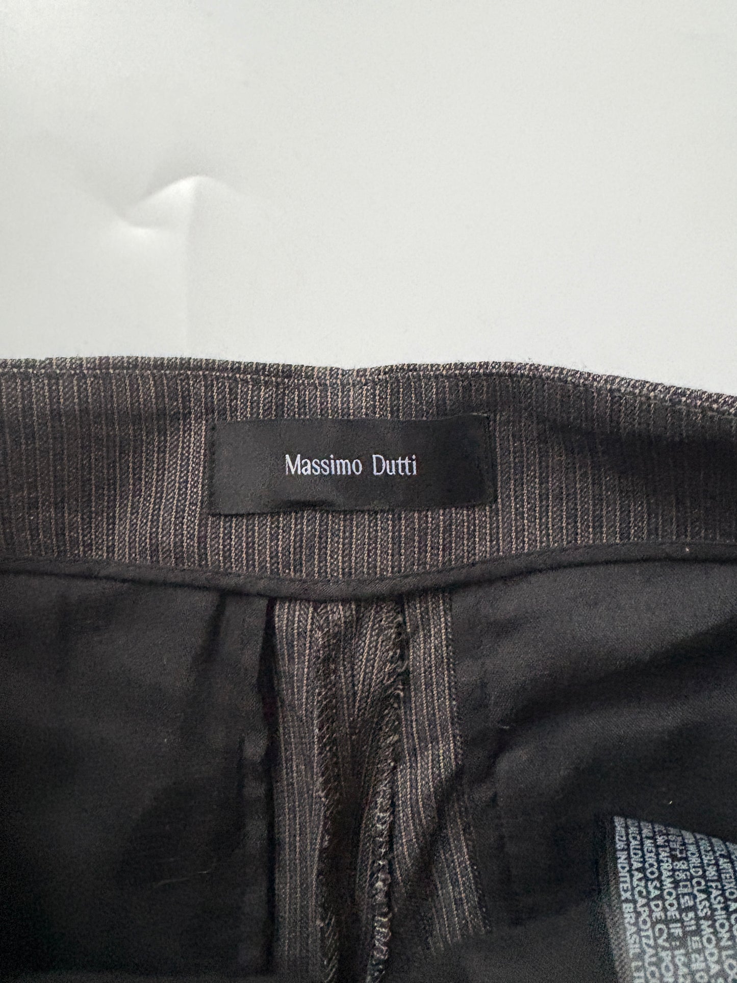 Massimo Dutti Pinstripe Waistcoat & Trousers UK 6