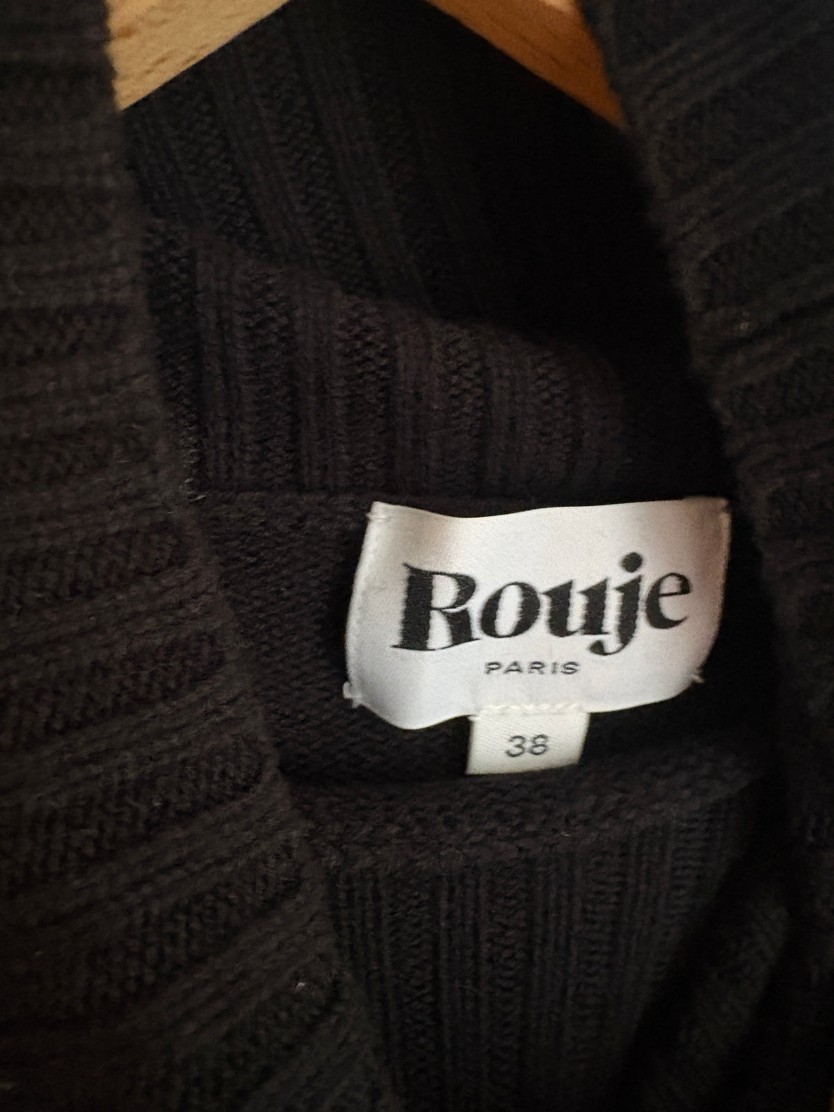 Rouje Black Knit Dress UK 10