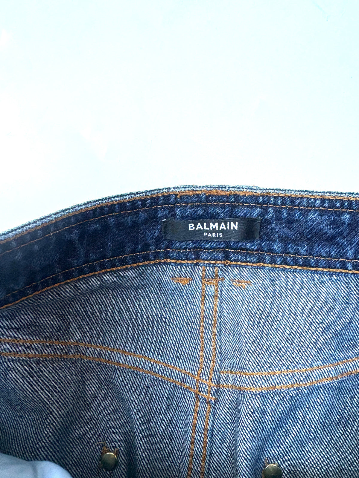 Balmain Cargo Mini Skirt UK 10