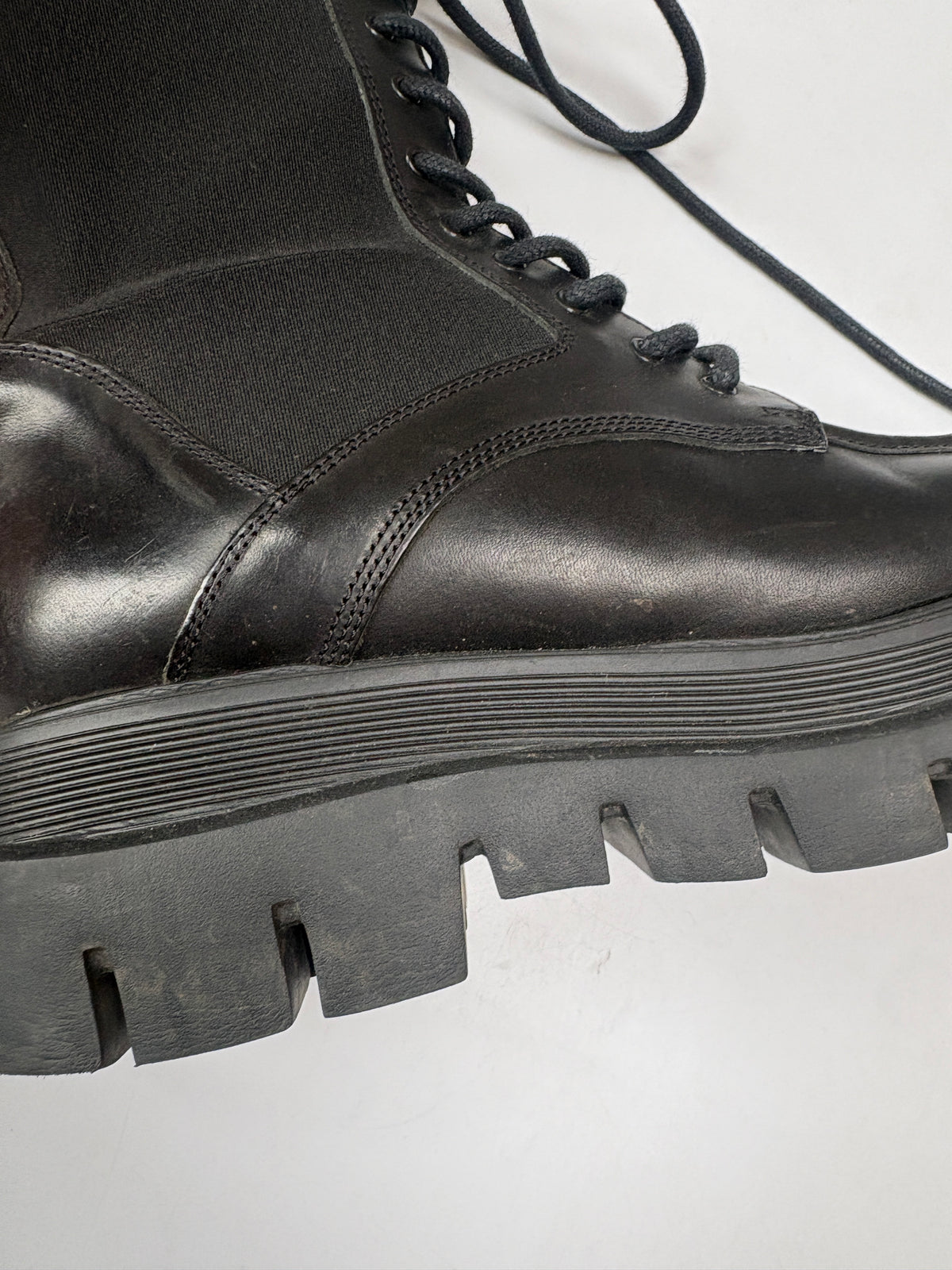 ATP Atelier Lace Up Leather Boots uK 5