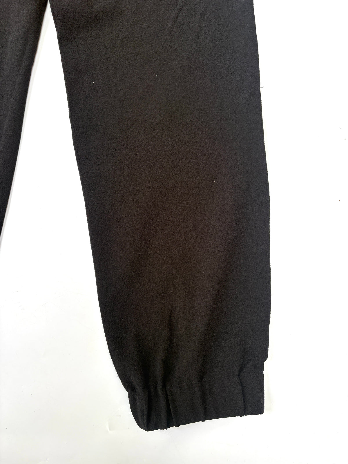 Ganni Crepe Black Trousers UK 12