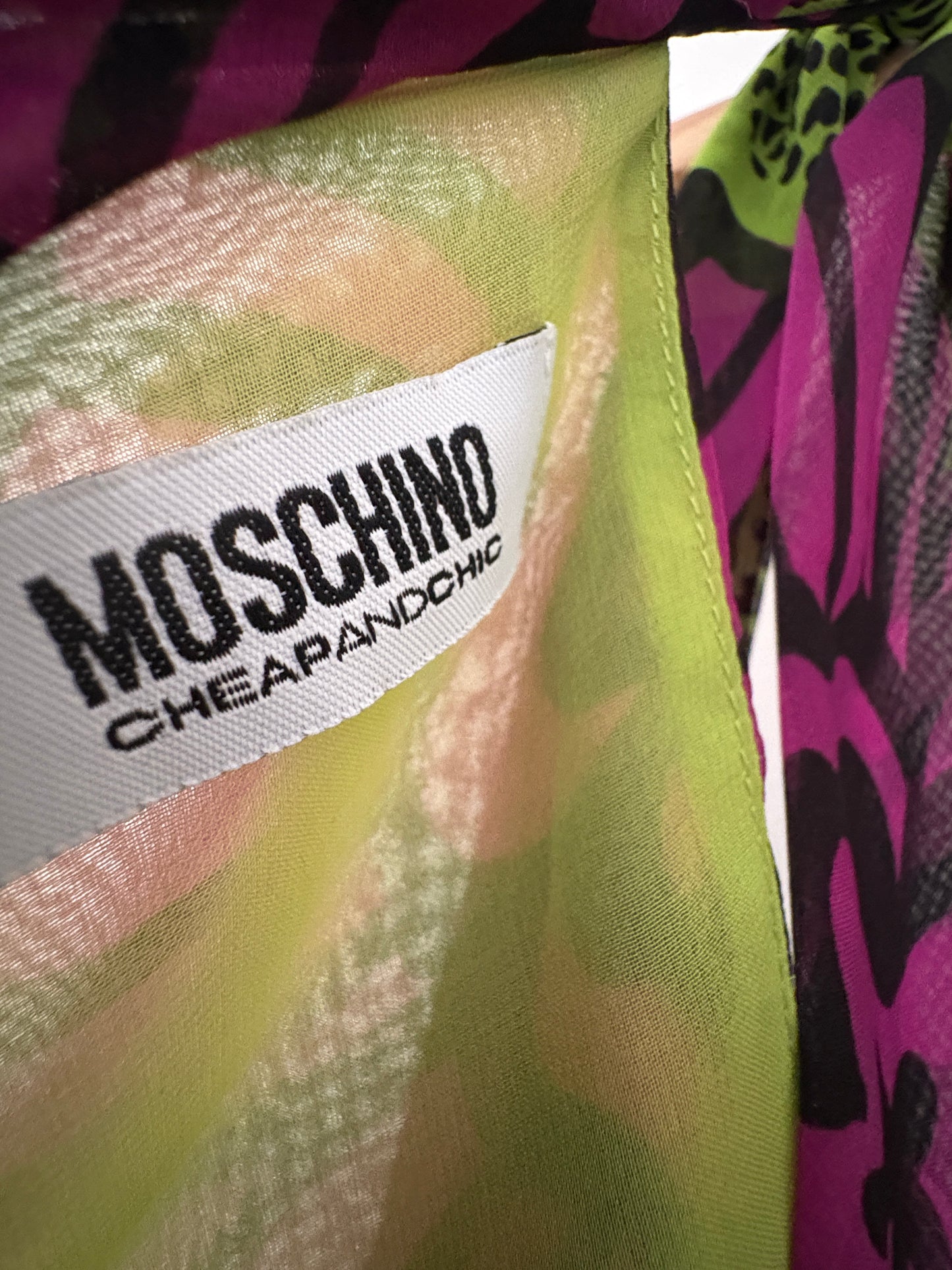 Moschino Cheap and Chic Floral Dress UK 12