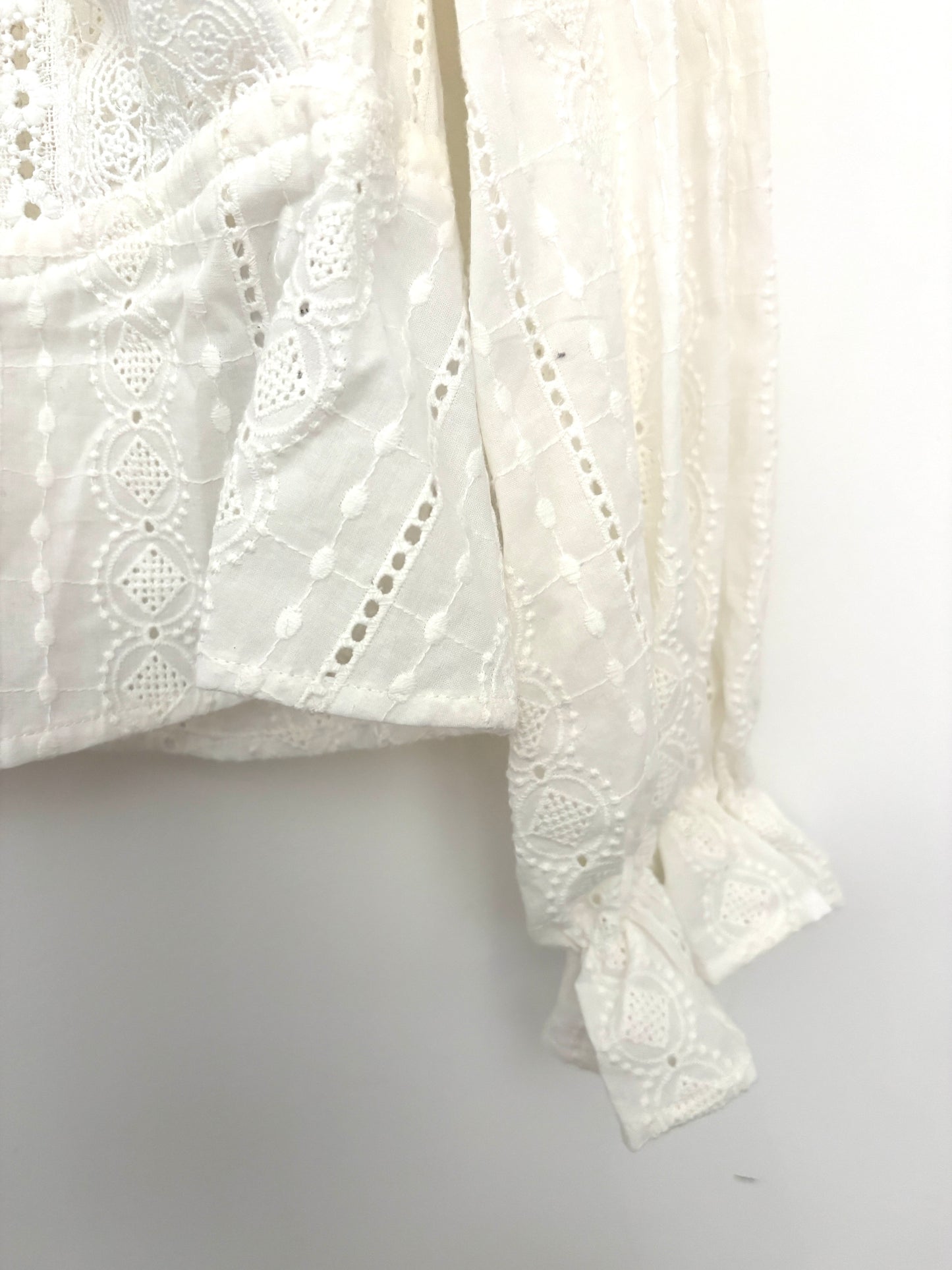 Maje Cotton Lace Blouse L