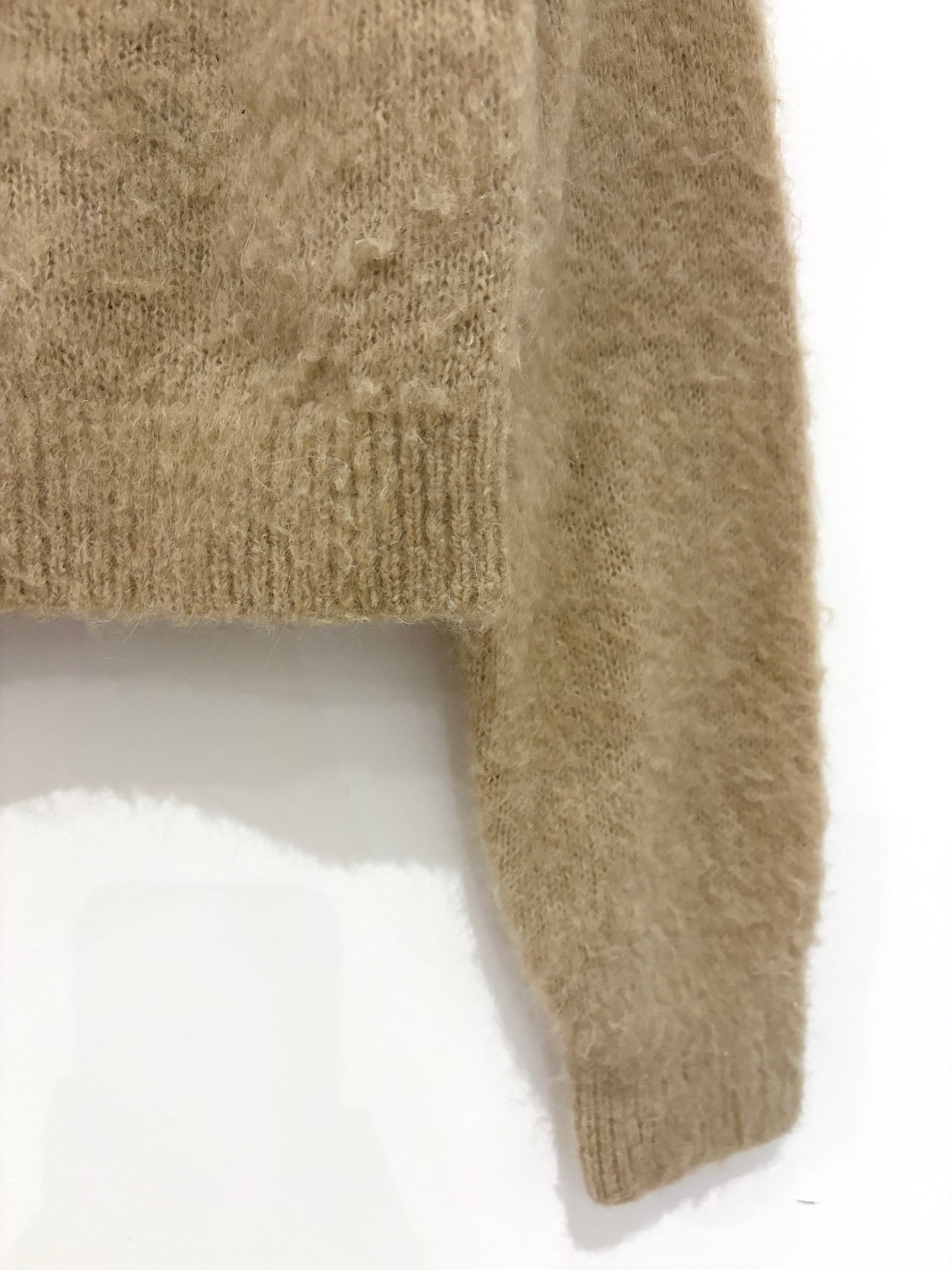 A.L.C Beige Fluffy Knit S