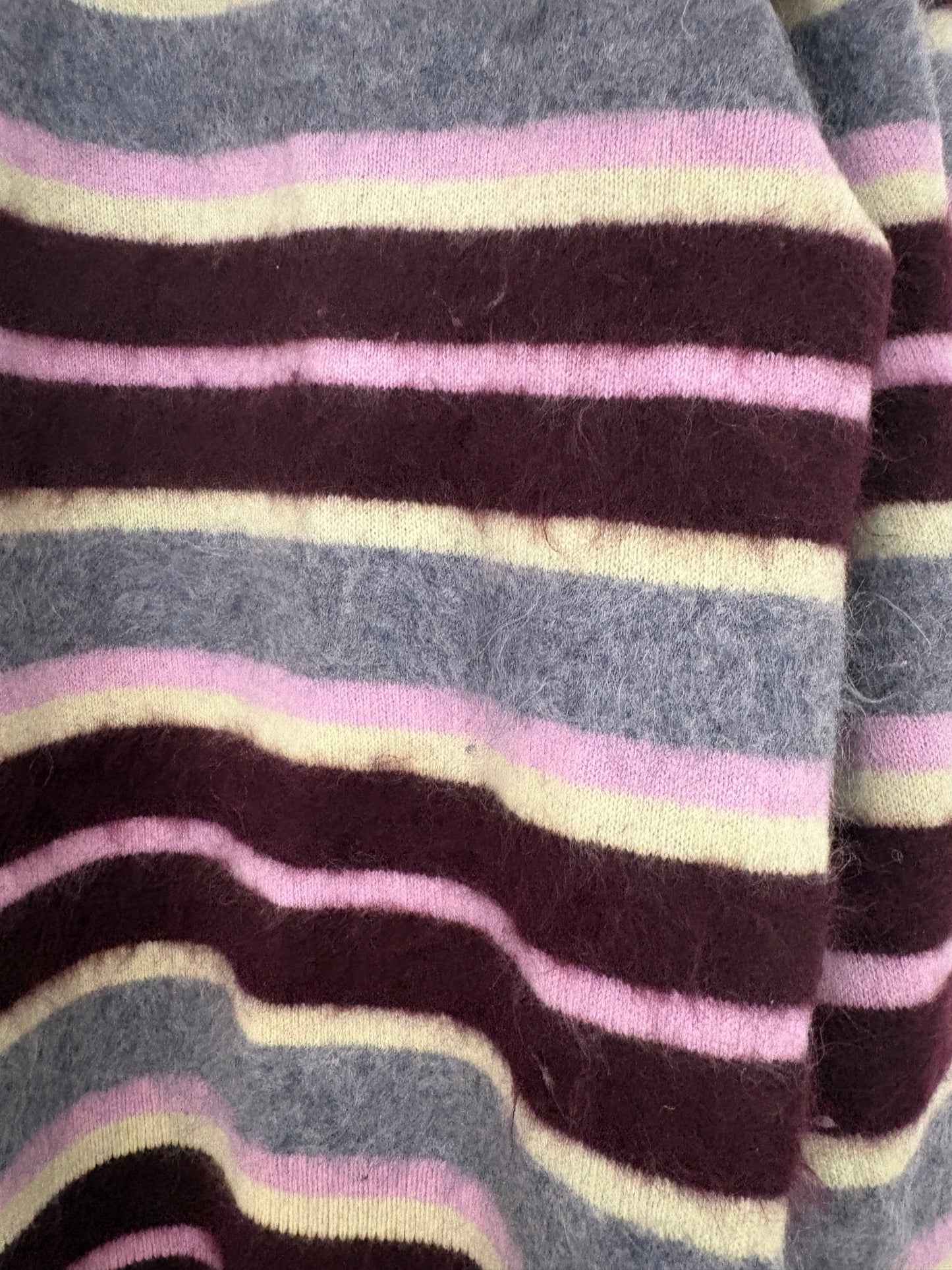 Me+Em Grey Brushed Cashmere Jumper L