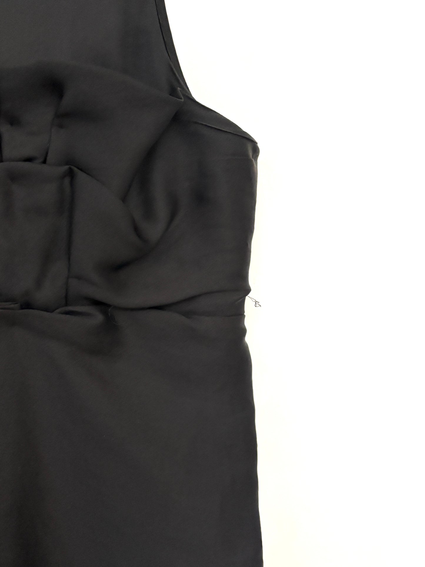Miu Miu Silk Black Sleeveless Evening Dress UK 8
