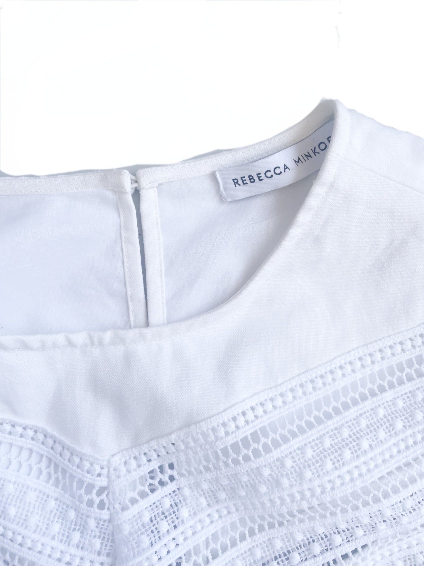Rebecca Minkoff White Blouse XS image 4