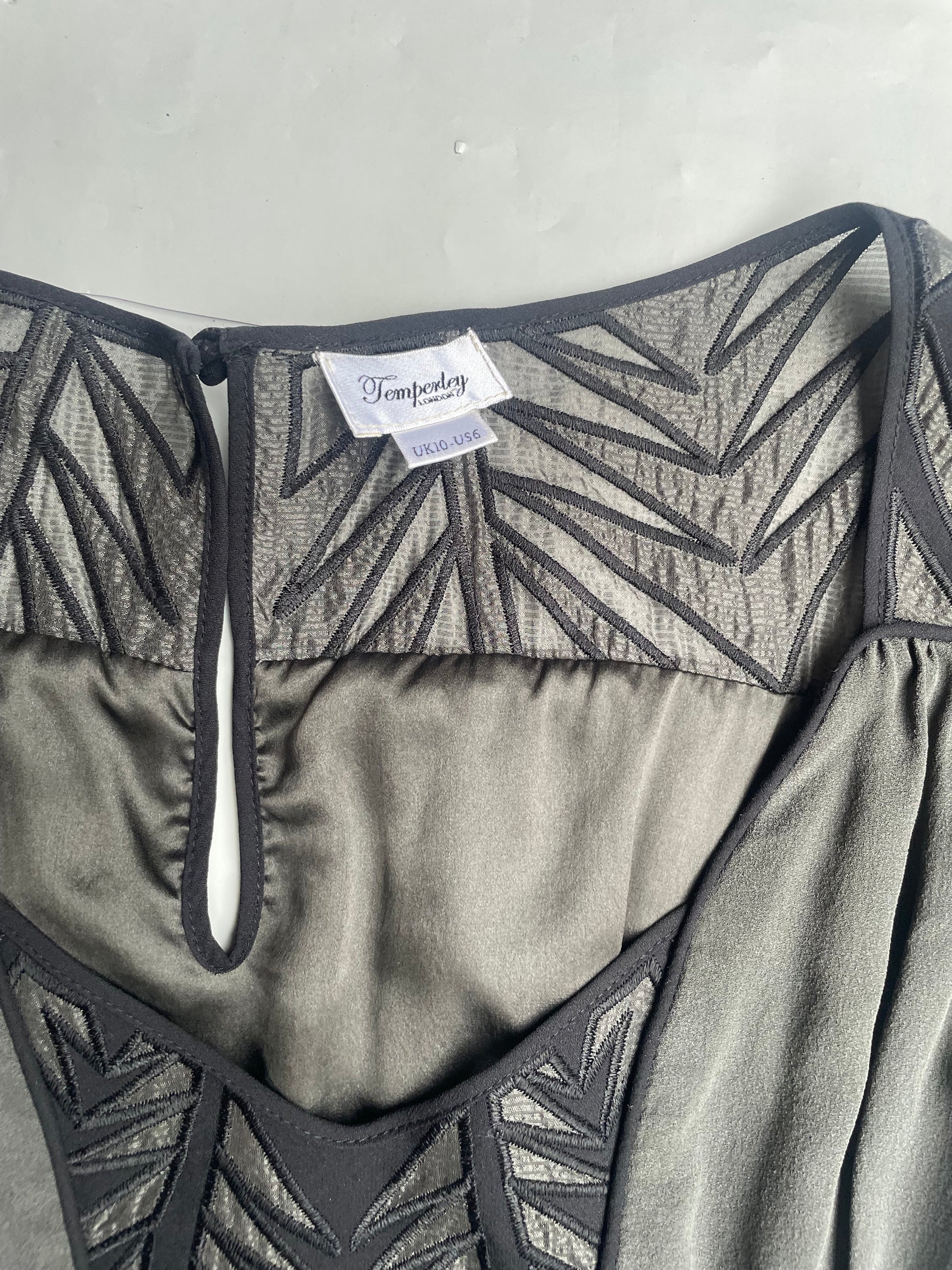 Temperley Silk Dress UK 10 image 2