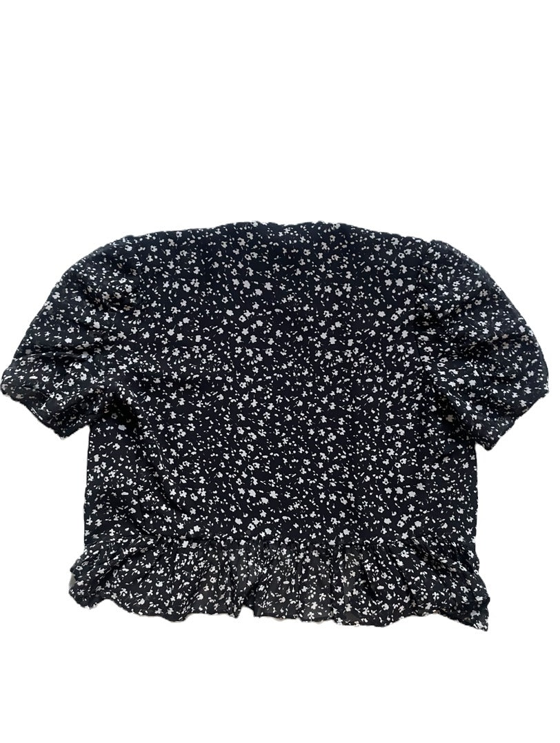 All Saints Floral Wrap Blouse XXS image 2