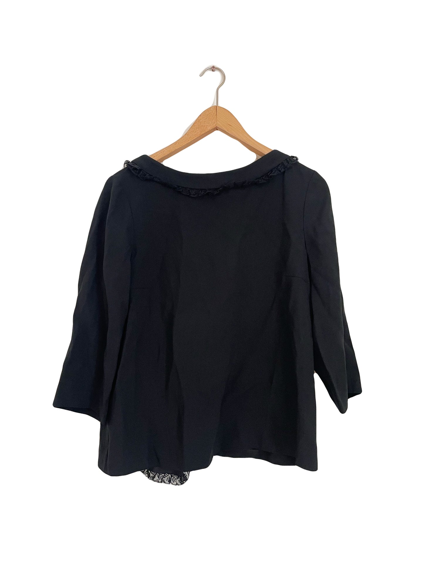 Red Valentino Black Lace Top S image 0