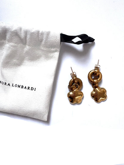 Laura Lombardi Gold Fiorellla Earrings