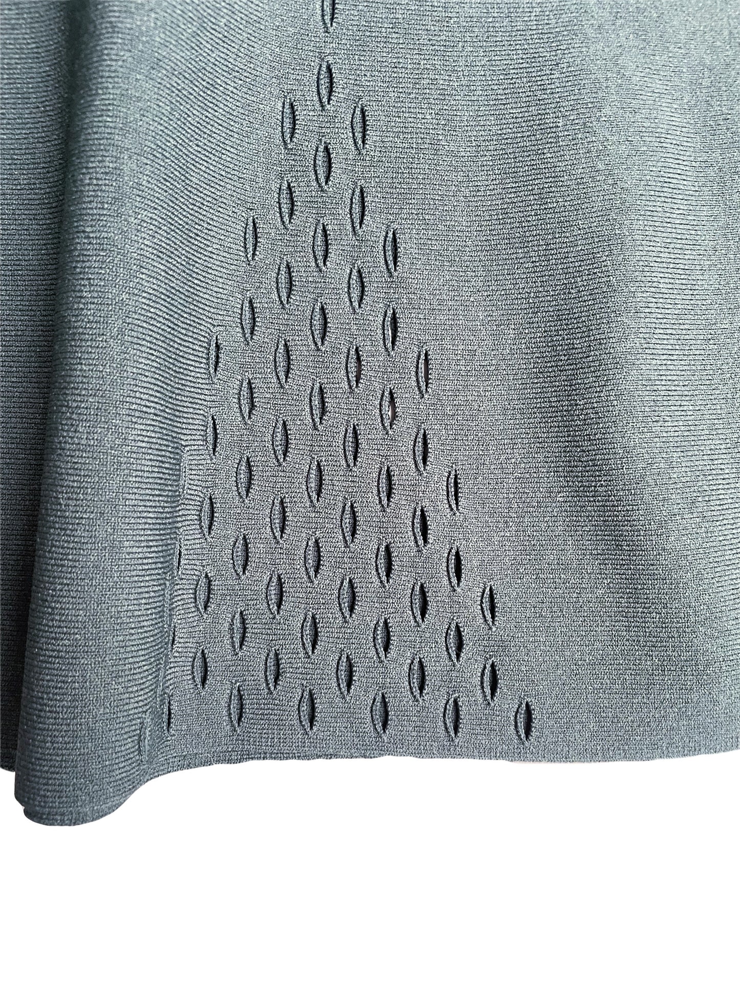 Sandro Green Flare Skirt M image 2