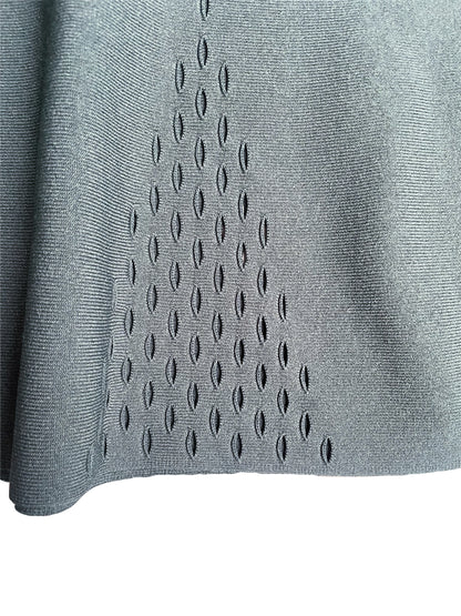 Sandro Green Flare Skirt M image 2