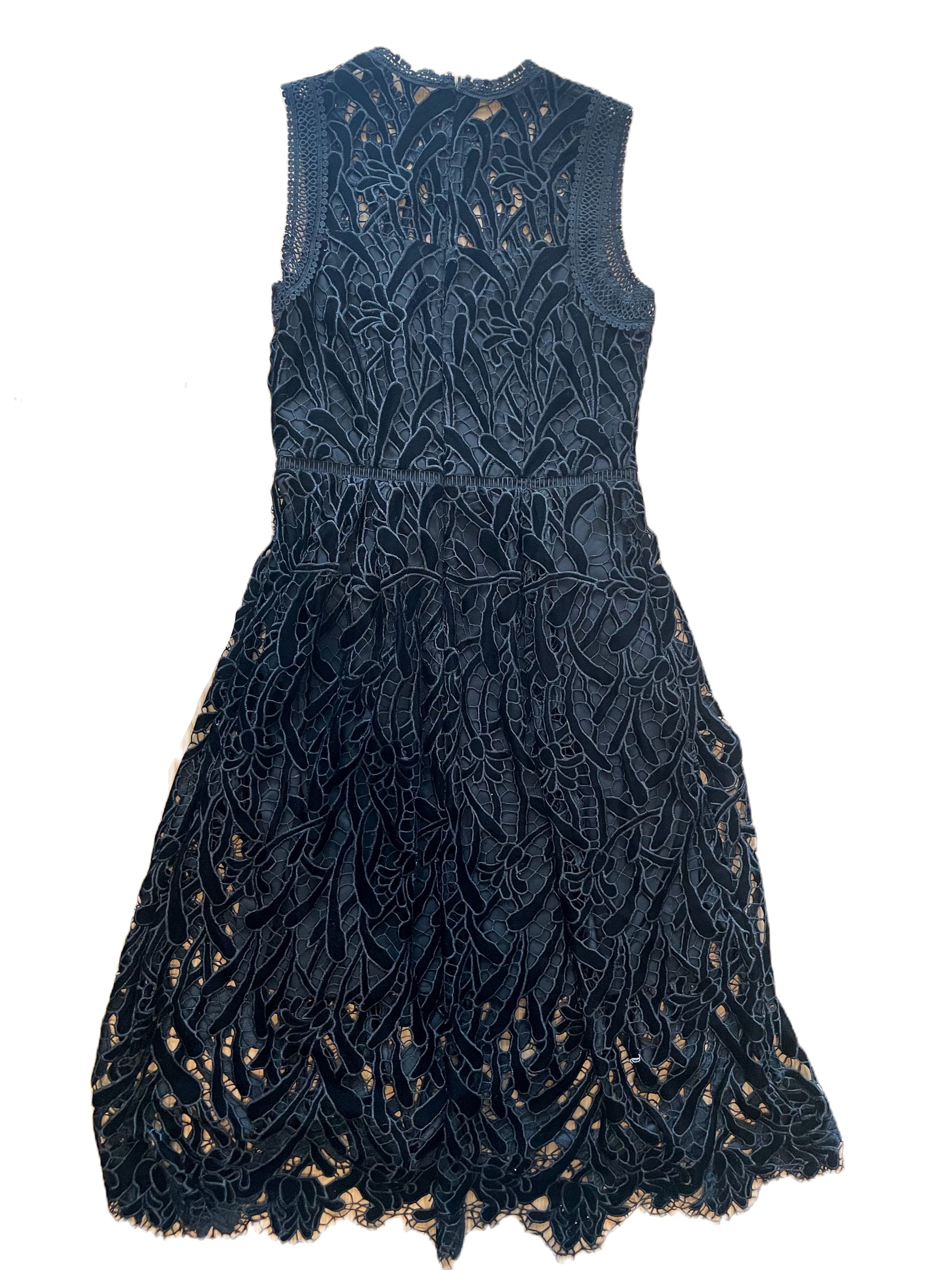 Shoshanna Midnight Lace Dress UK 6 image 1
