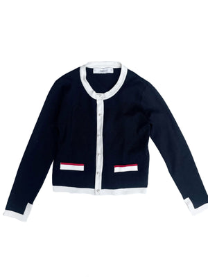 Zara Black Knit Cardigan S
