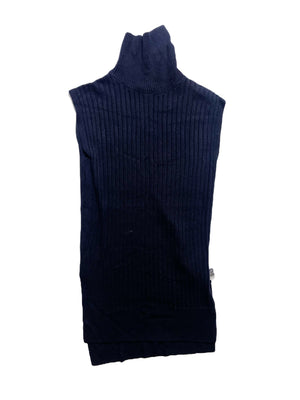 Whistles Navy Knit Sleeveless Dress XS