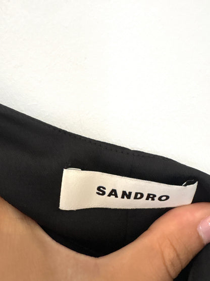 Sandro Ruched Silky Slip UK 8