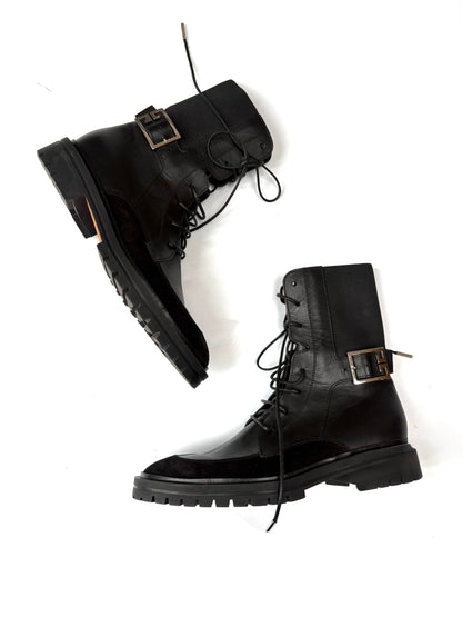 Givenchy Black Combats Boots UK 5