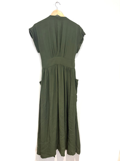 New With Tags Three Graces Khaki Dress UK 8