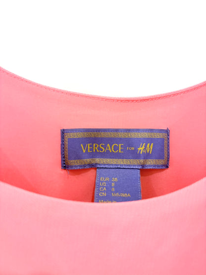 Versace For H&M Pink Jersey Dress UK 10