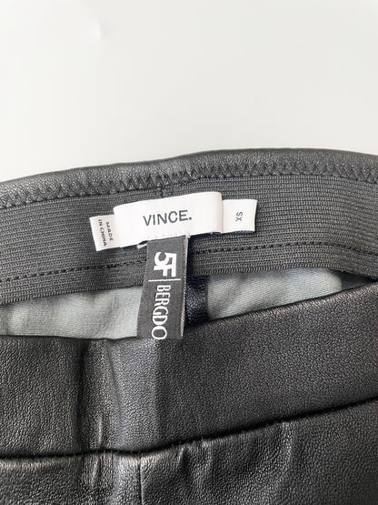 Vince Leather Leggings XS image 2