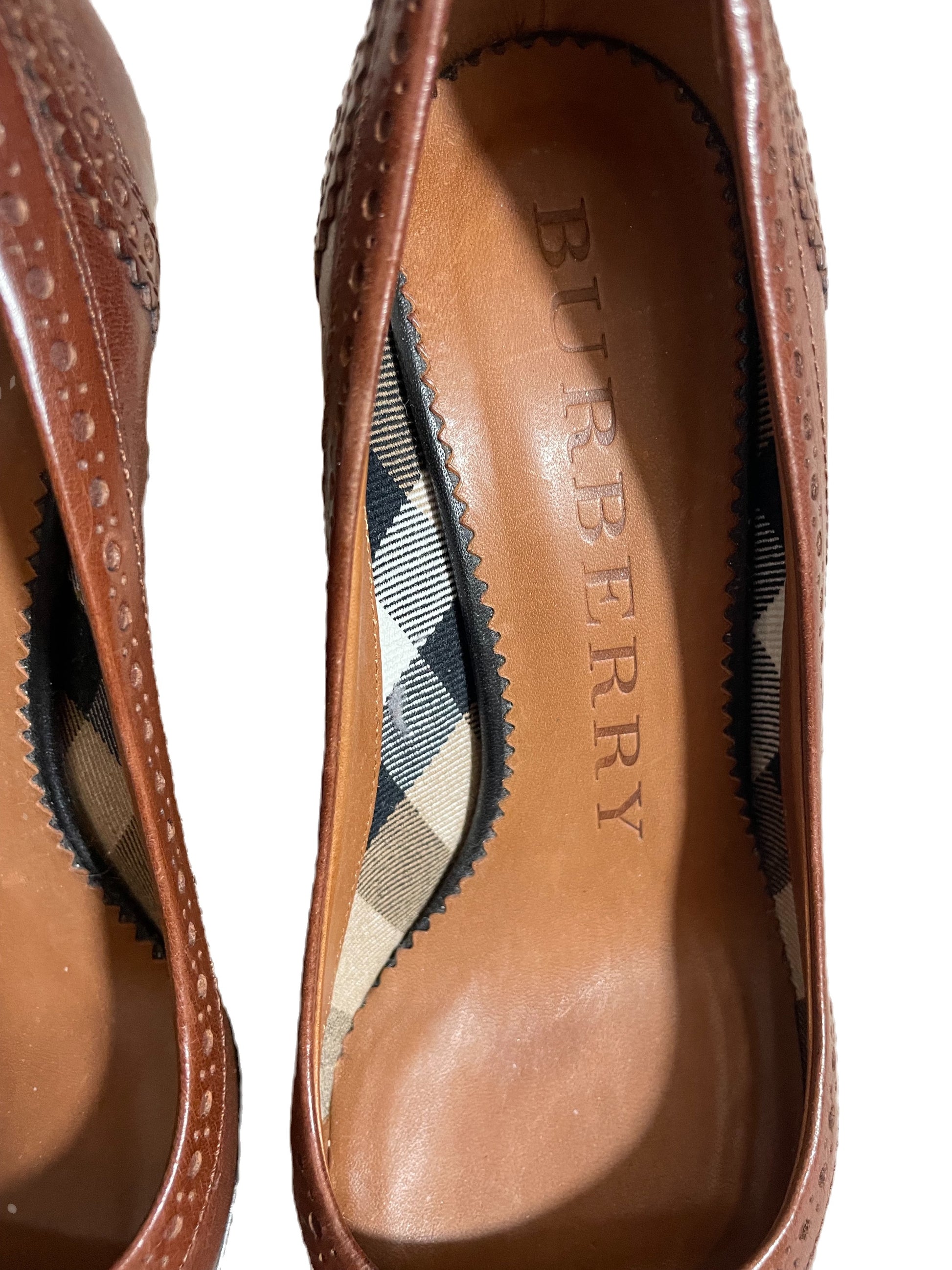 Burberry Brown Heels UK 3 image 2
