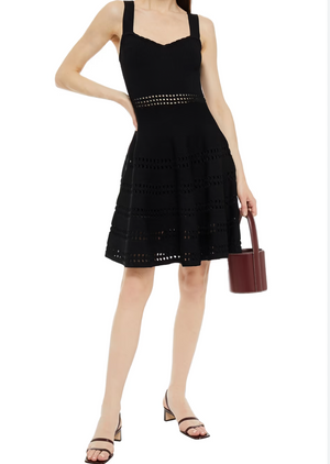 Maje Crochet Knit Dress UK 8