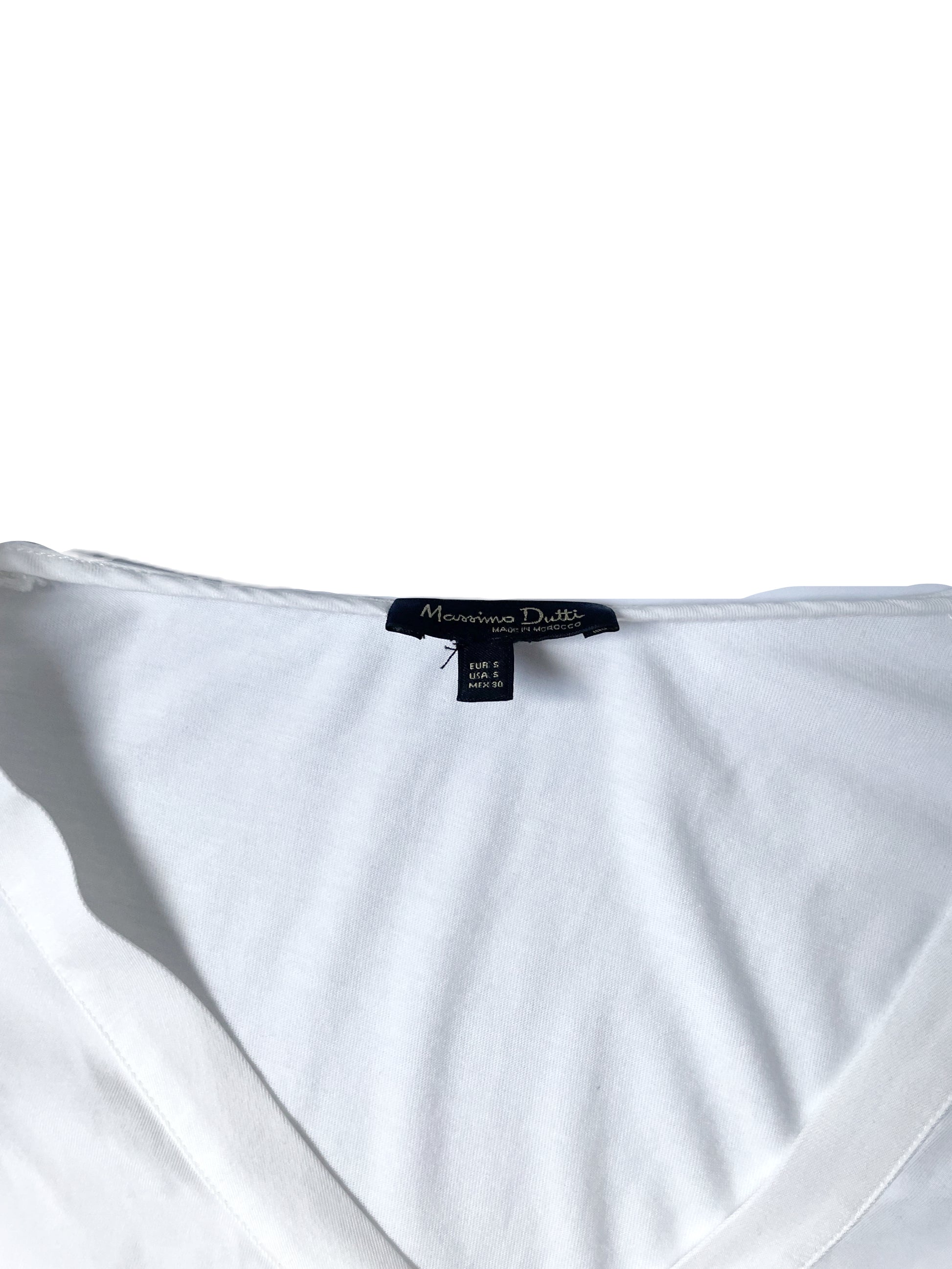 Massimo Dutti White Blouse S image 2