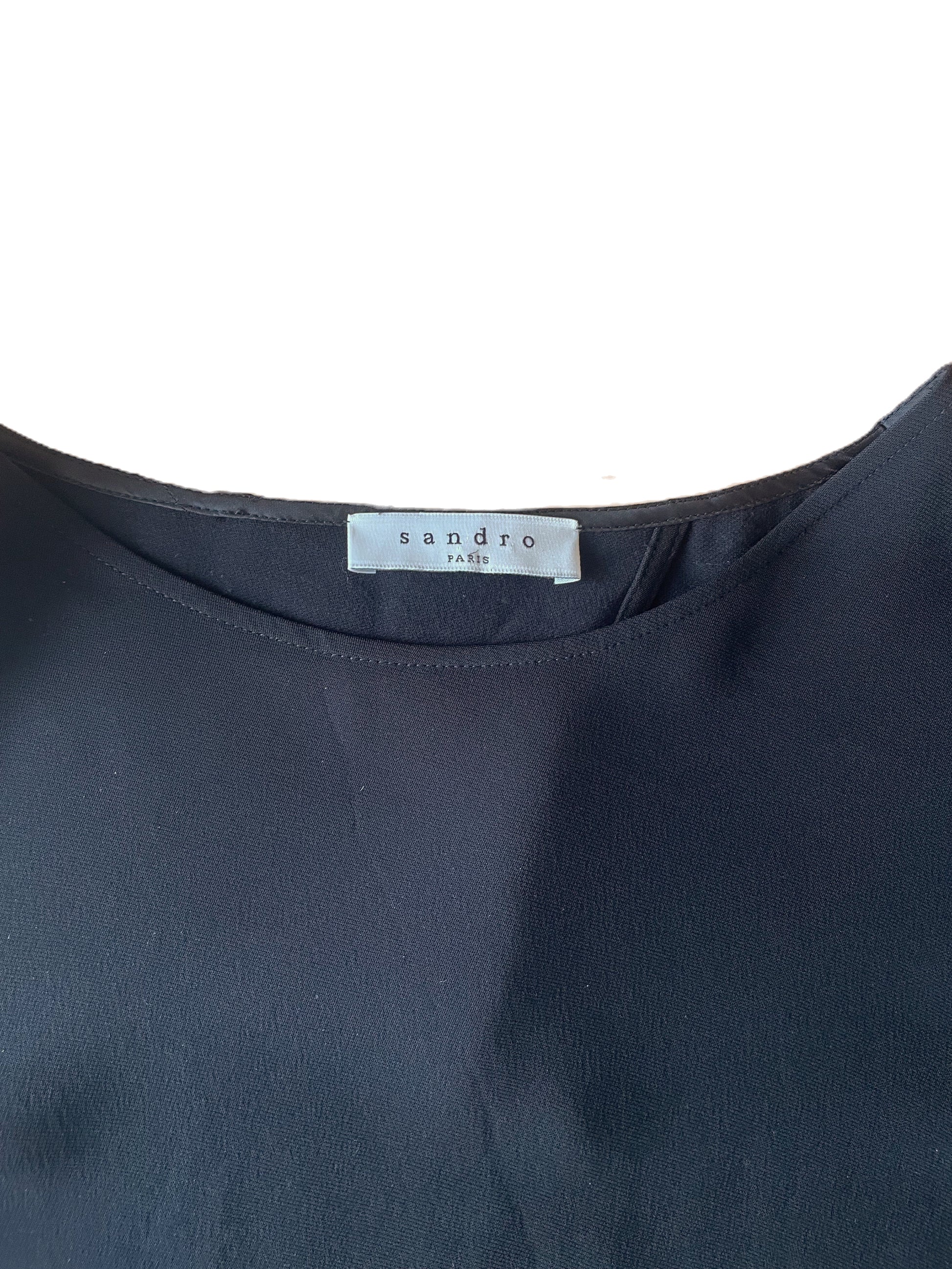 Sandro Black Blouse M image 2