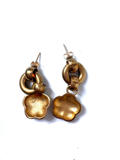 Laura Lombardi Gold Fiorellla Earrings