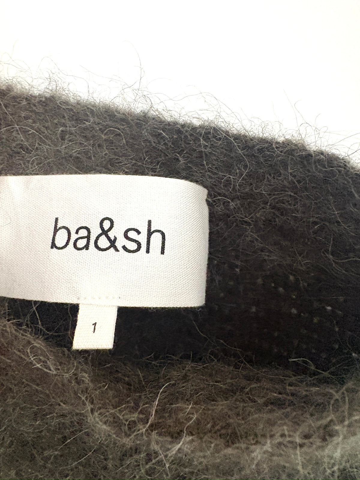 Ba&Sh Nothing To Hide Alpaca Twist Back Jumper S