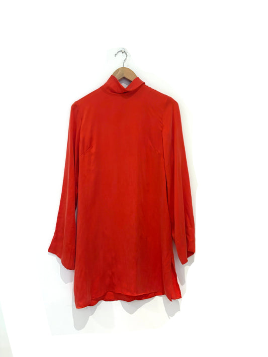 Worme silk red dress