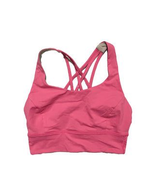 Lululemon Pink Cropped Sports Top UK 10
